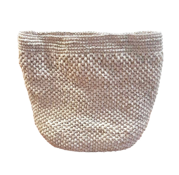 Sac bandoulière en crochet raphia naturel