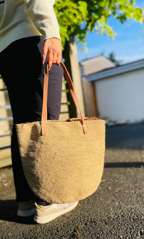 Sac en crochet - Raphia Naturel