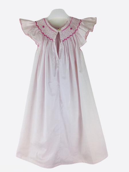 Chemise de Nuit smockée Rose - Maki Rose