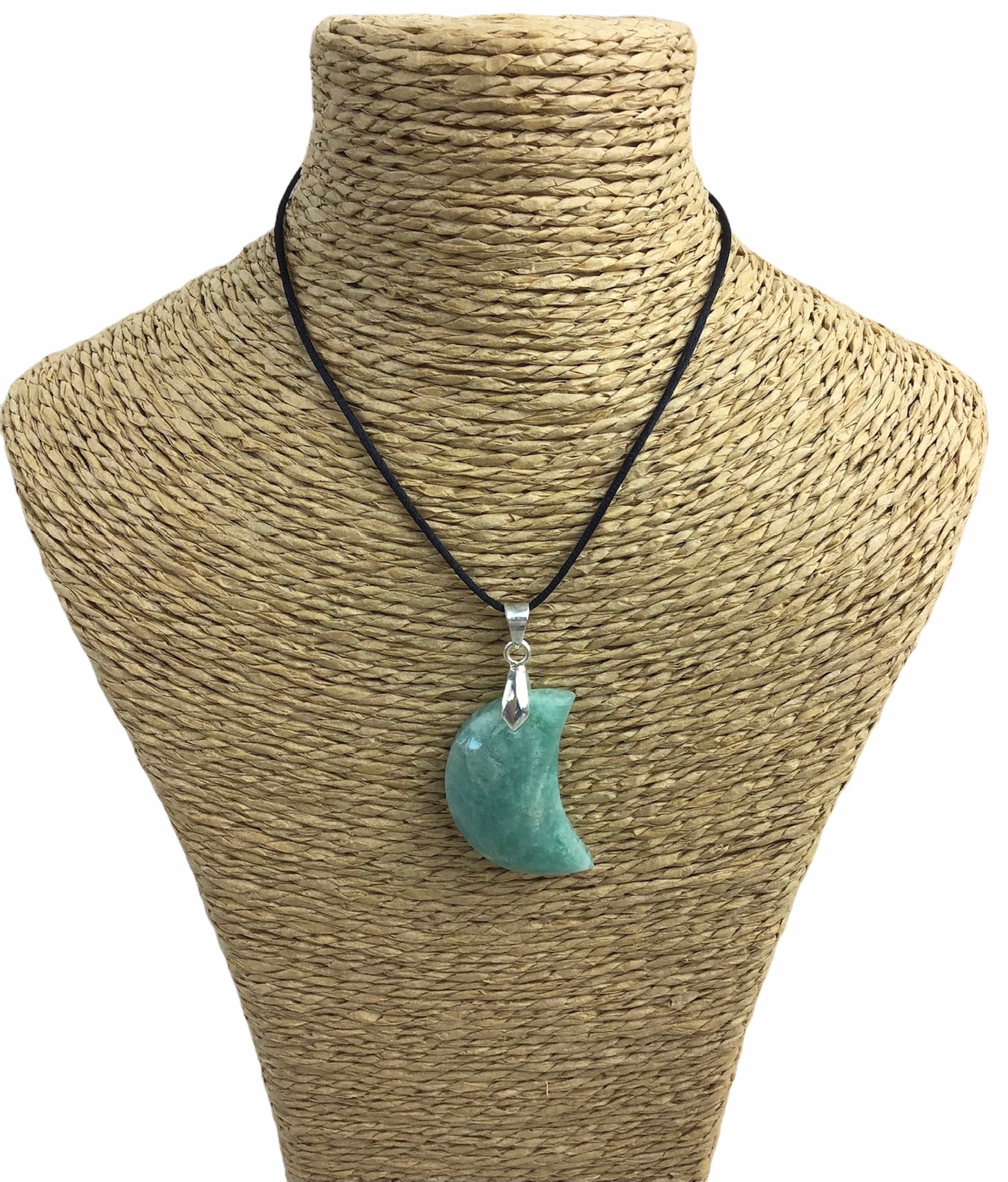 Pendentif Amazonite - Lune